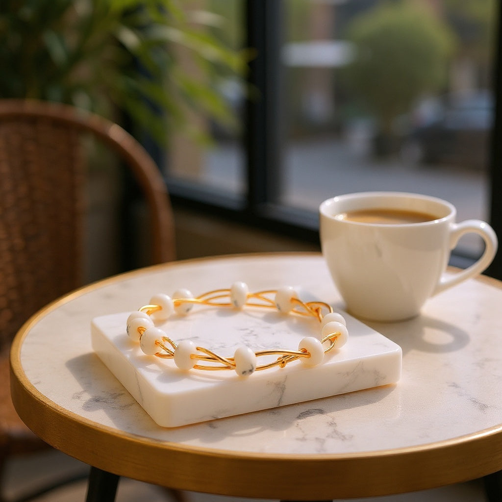 Gilded Serenity Bracelets - Luxury Elegance Redefined