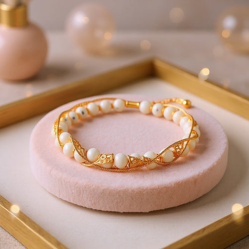 Elysian Aether Bracelets - Luxurious 18K Gold Elegance