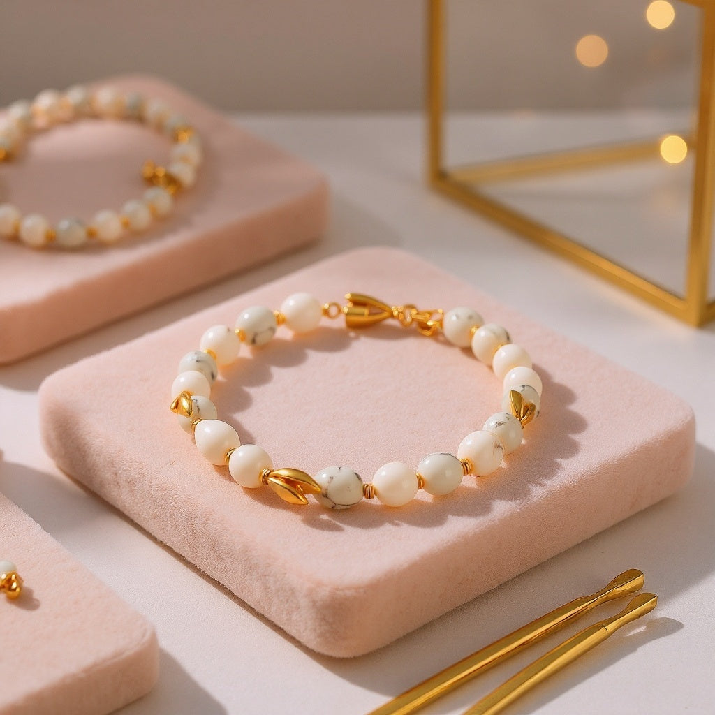 Marble Essence Bracelets – Luxury Gold & Marble Elegance