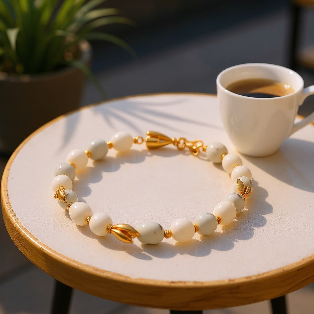 Marble Essence Bracelets – Luxury Gold & Marble Elegance